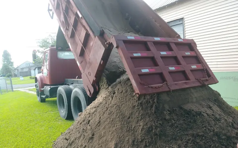W & W Dump Trucks & Parking storage Service — Sand & gravel supplier