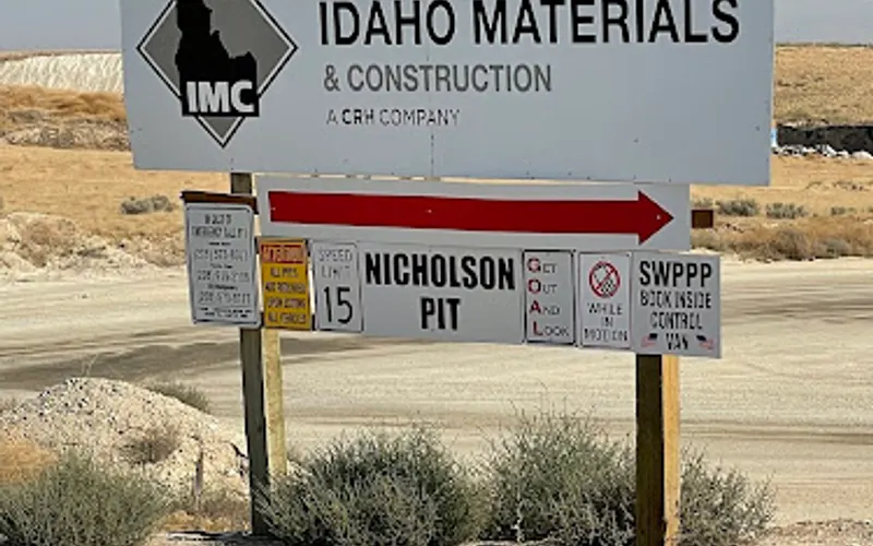 Idaho Materials and Construction - NICHOLSON PIT — Sand & gravel supplier