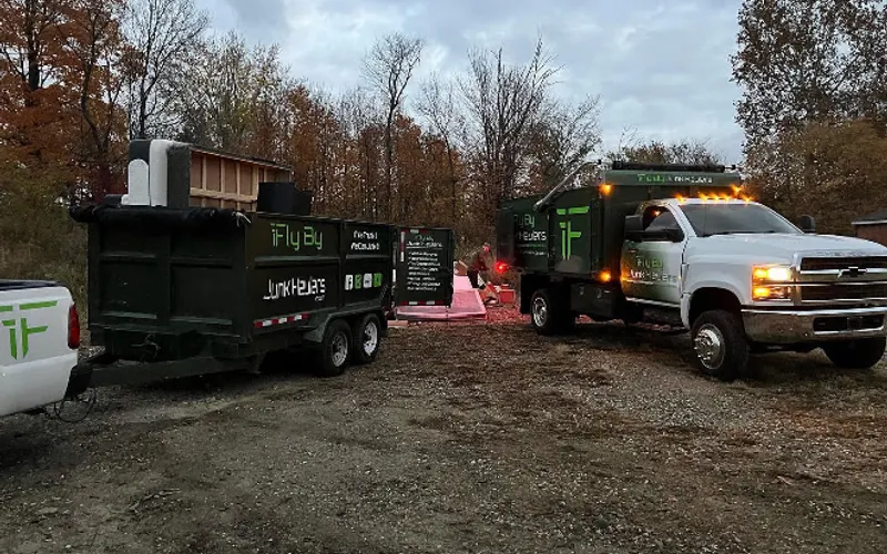Fly By Junk Haulers & Demolition — Junk removal service