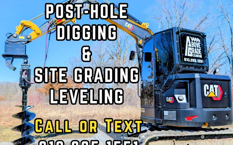 Above Grade Excavation: Property Upgrade Professionals — Excavating contractor