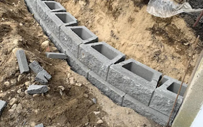 Fresh landscape and masonry — Landscape designer