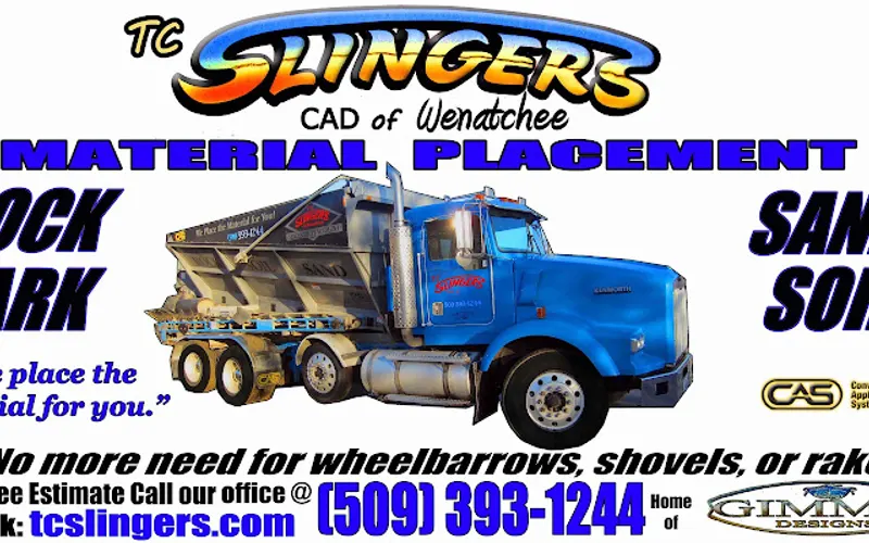 T C Slingers Material Placement — Landscaping supply store