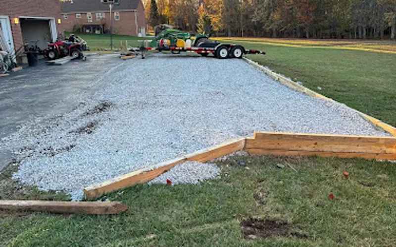 Dempsay Dumps LLC Gravel, landscaping rock, mulch and tractor work — Landscaping supply store