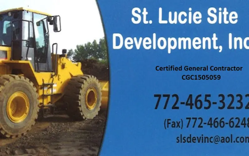 St. Lucie Site Development, Inc. — Excavating contractor