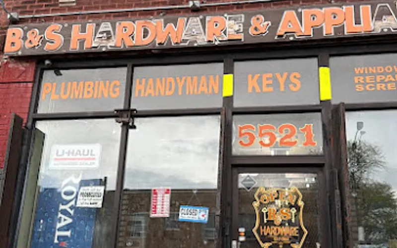B & S HARDWARE & APPLIANCE PARTS INC. — Hardware store