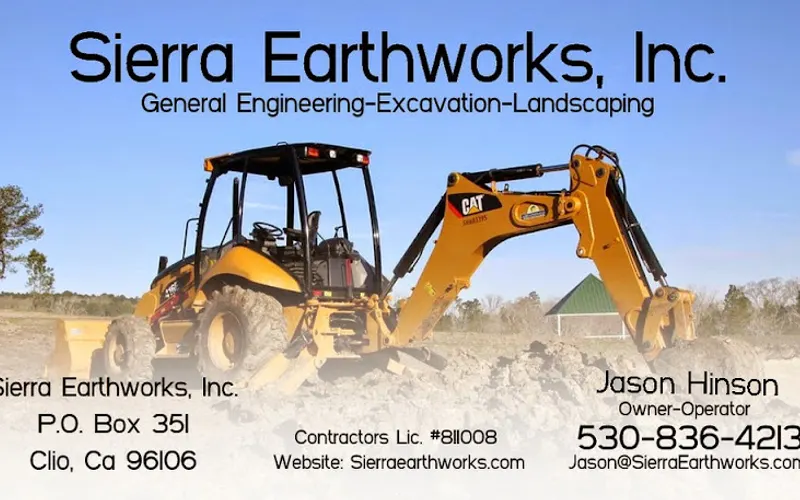 Sierra Earthworks, Inc. — Excavating contractor
