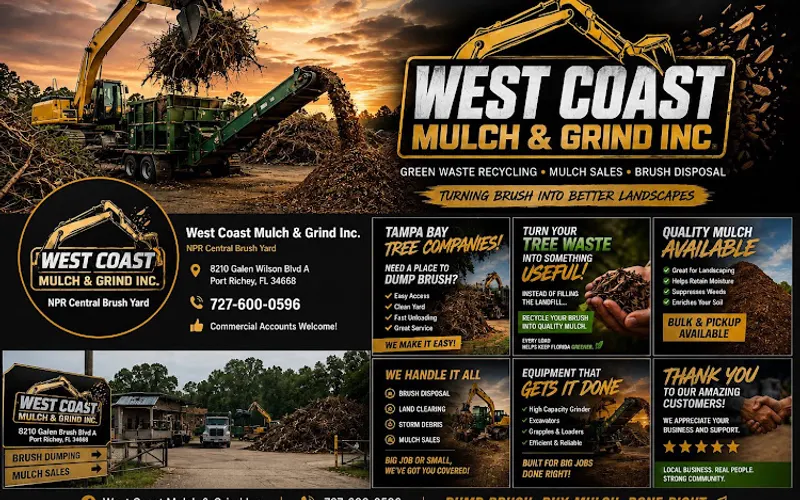 West Coast Mulch and Grind Inc. — Recycling drop-off location