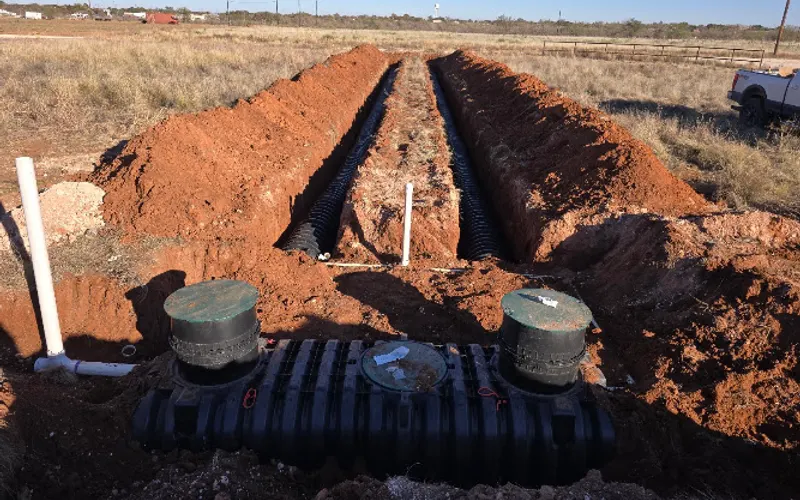 Red Dirt Ditching and Septic LLC — Septic system service