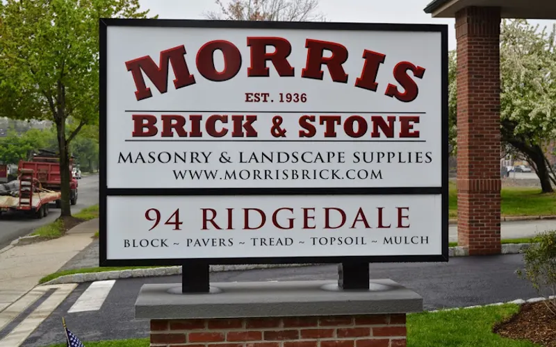 The Showroom & Outdoor Display at Morris Brick & Stone — Landscaping supply store