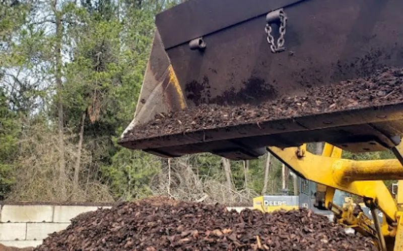Alpine Bark Blowing — Topsoil supplier