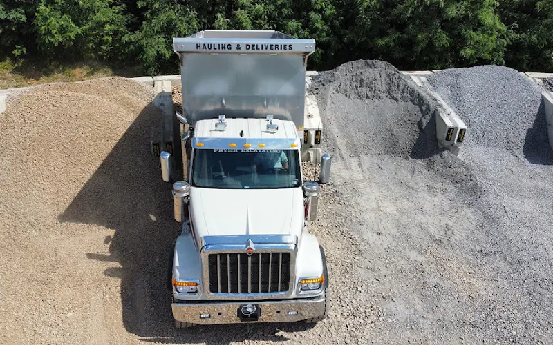 Fryer Excavating Supply Yard — Topsoil supplier